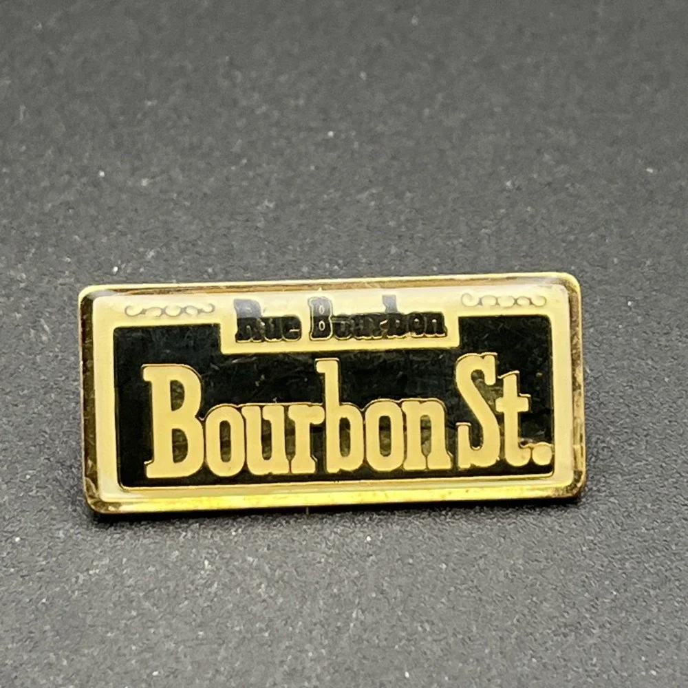 New Orleans Louisiana Bourbon St. Rue‎ Bourbon Lapel Hat Pin